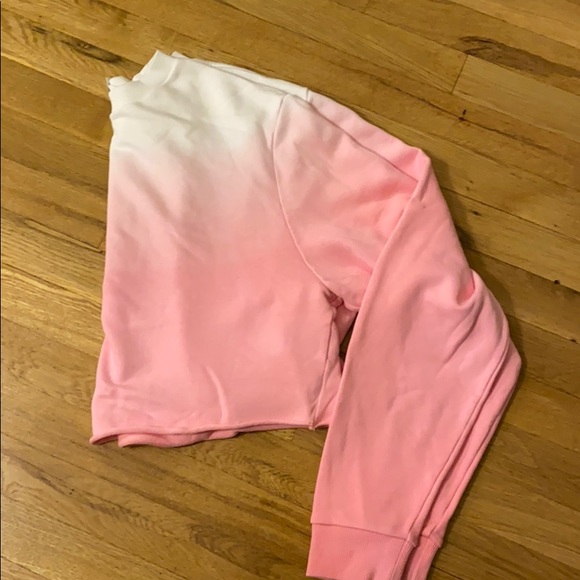 GRLFRND Pink Gradient Crewneck Sweatshirt M - Picture 5 of 5